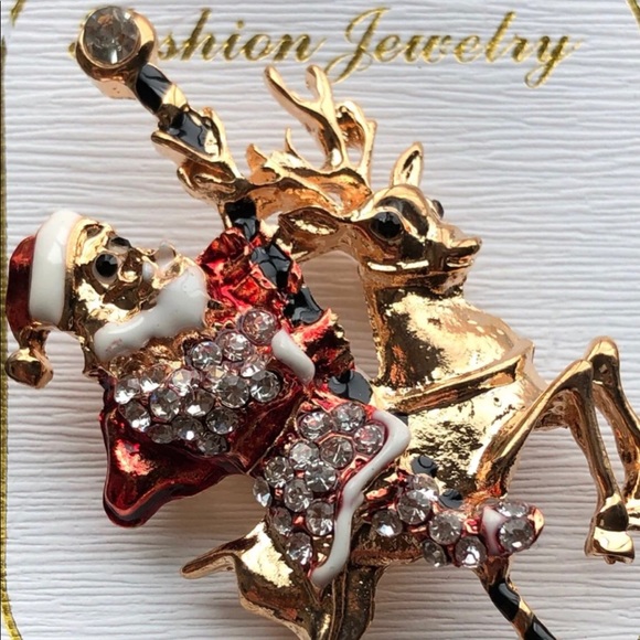 Jewelry - Christmas ornament brooch